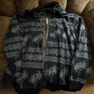 Tommy Bahama Palm Tree Shirt Jacket